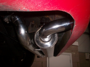 Photo of the Esprit X180 turbo Janspeed exhaust lotus spare part