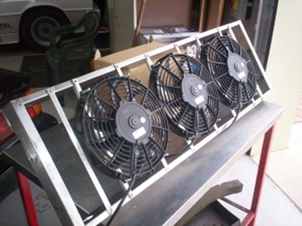 Photo of the Esprit radiator 3 fan conversion lotus spare part